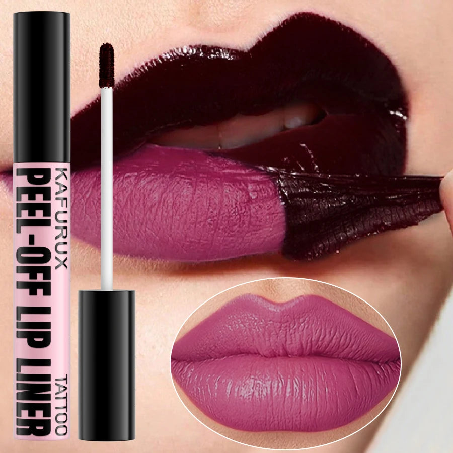 7 Colors Peel Off Lip Stain Reveal Long Lasting Waterproof Pink Lip Tint