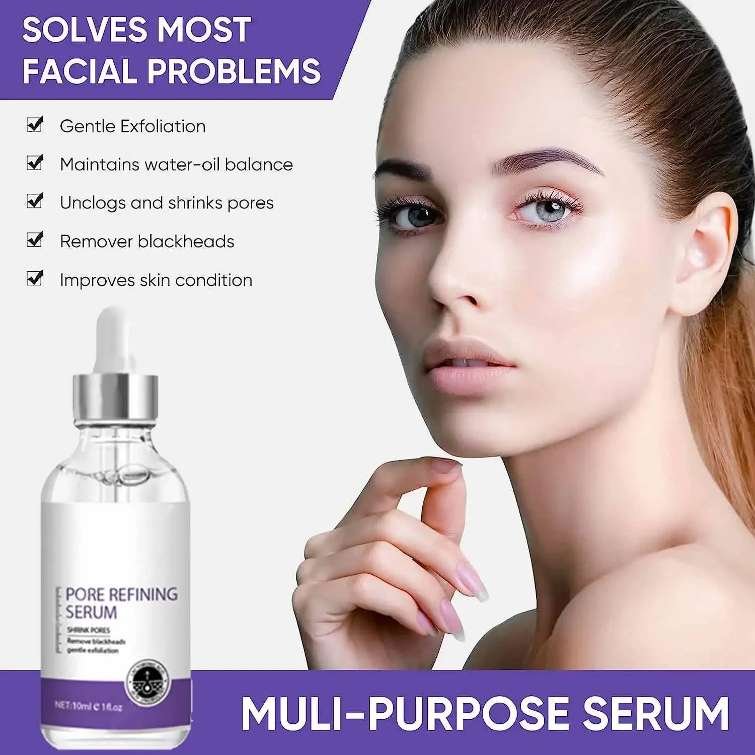 Pore Shrinking Serum Face Removing Large Pores.
