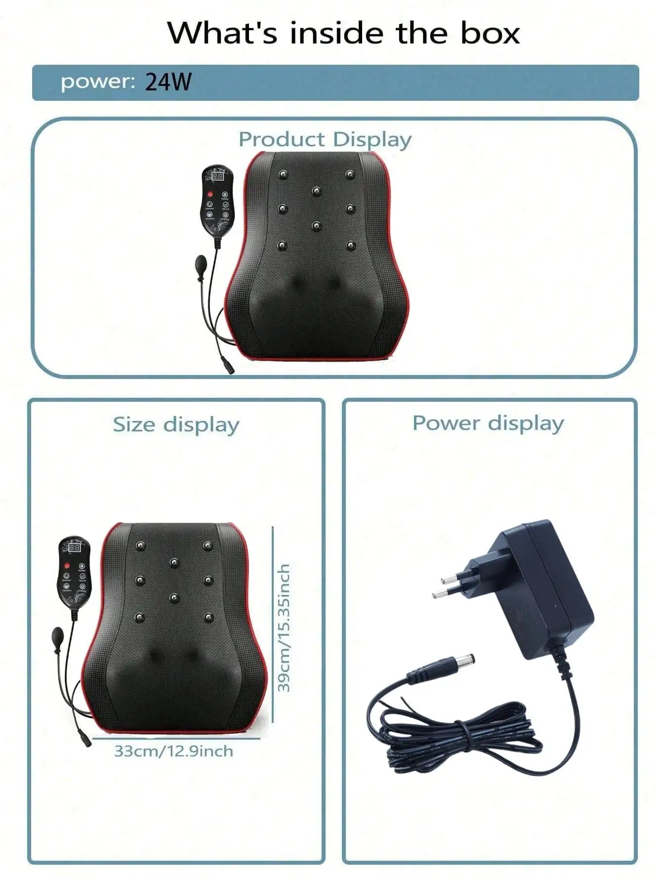 2026  Portable Neck Waist Massager Electric Muscle Relaxation Massager, Whole Body Massage To Relieve Muscle Soreness