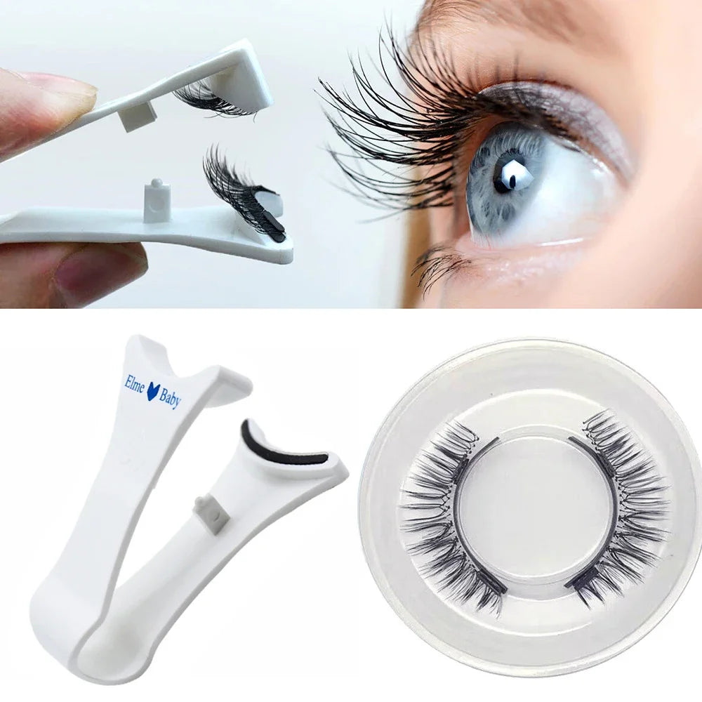 Eyelashes Extension Applicator Eyelashes Tweezer Curler Clip Clamp