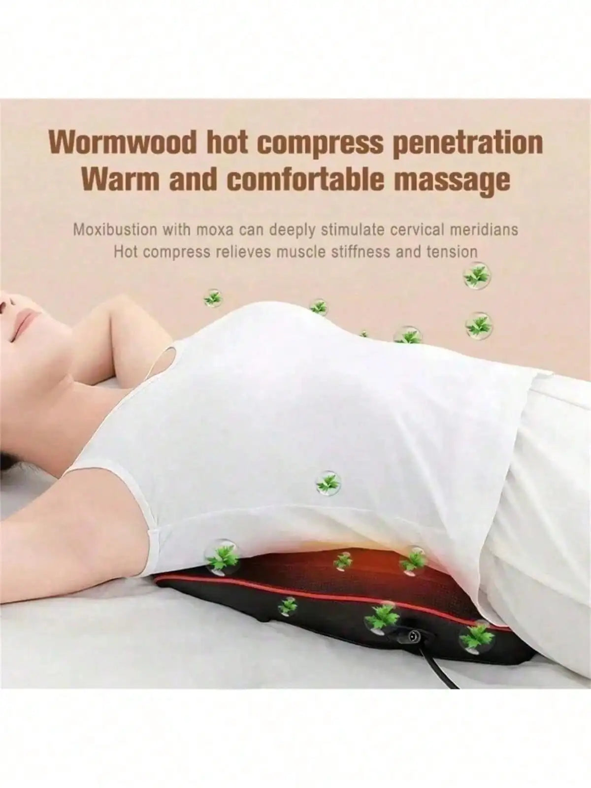 2026  Portable Neck Waist Massager Electric Muscle Relaxation Massager, Whole Body Massage To Relieve Muscle Soreness