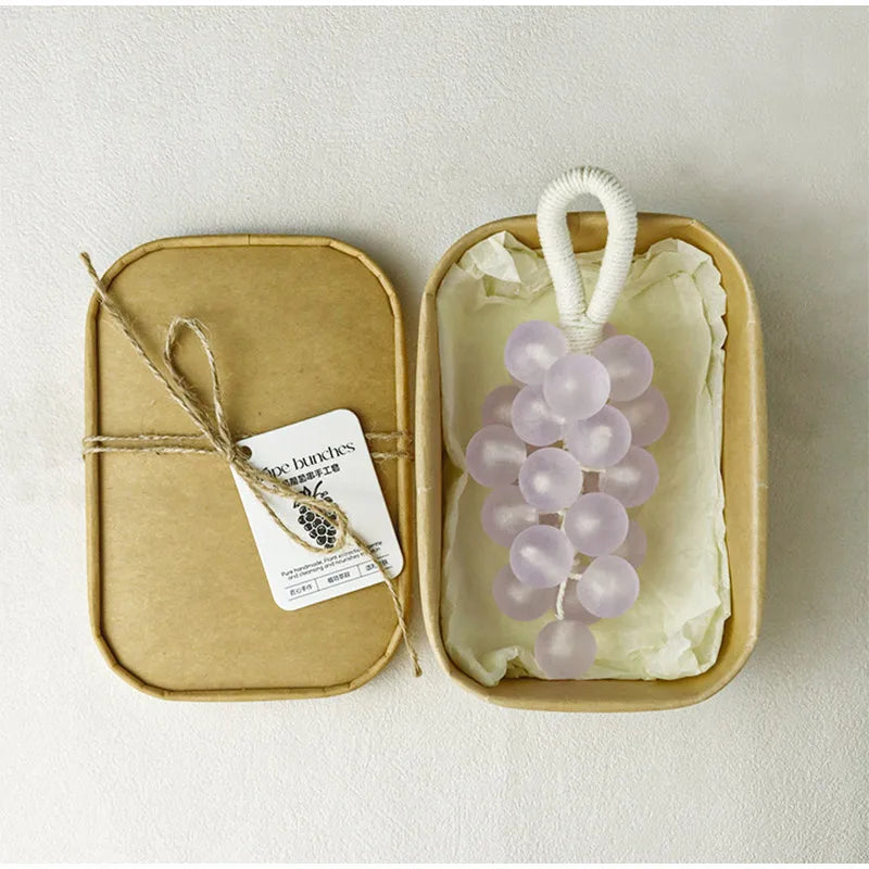 Handmade Soap Bar,Pearl Grape Bunches Bathing & Washing & Cleaning & Nourishing Gift Box Soap.