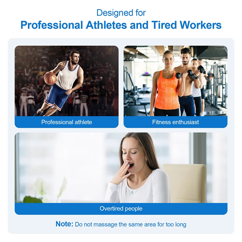 22-Head Fascia Gun High-Frequency Vibration Body Massage Gun