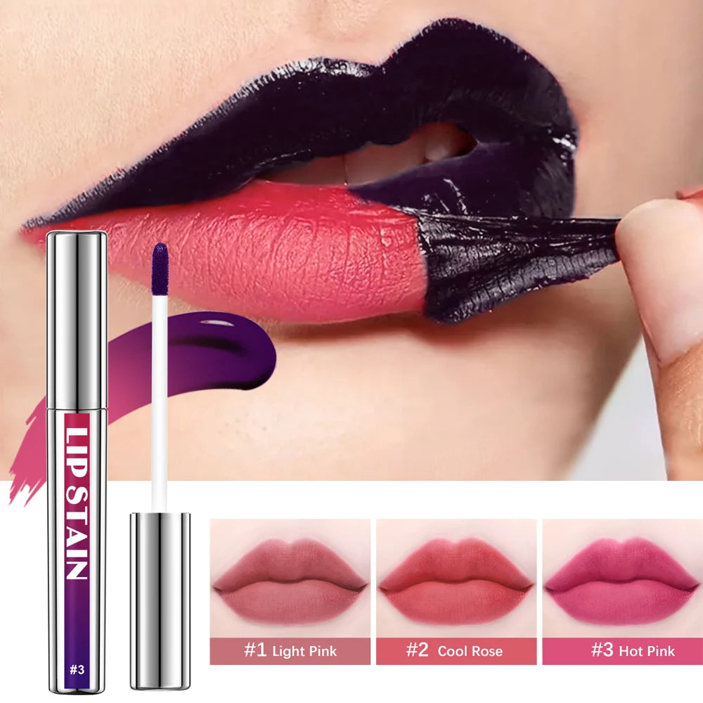 Peel Off Lip Stain Reveal Long Lasting Waterproof Pink Lip Tint