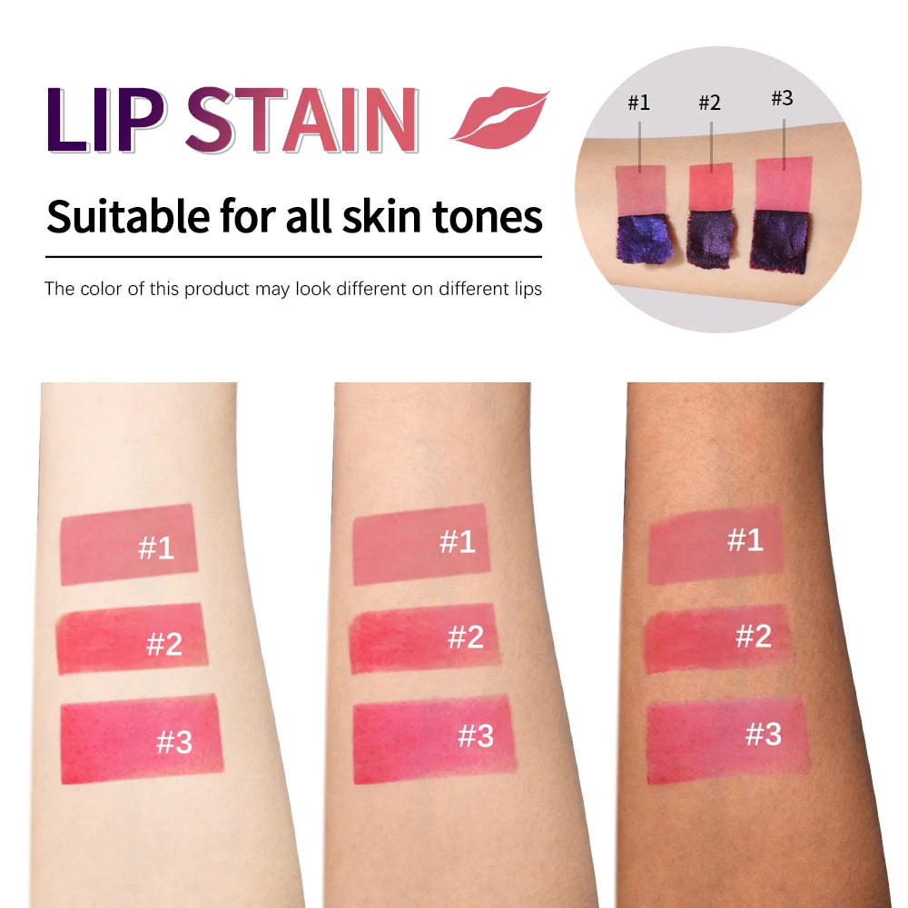 Peel Off Lip Stain Reveal Long Lasting Waterproof Pink Lip Tint