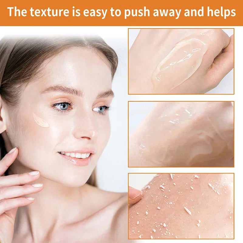 Orange Facial Scrub, Dead Skin Remover Scrub Skin Cleaning.