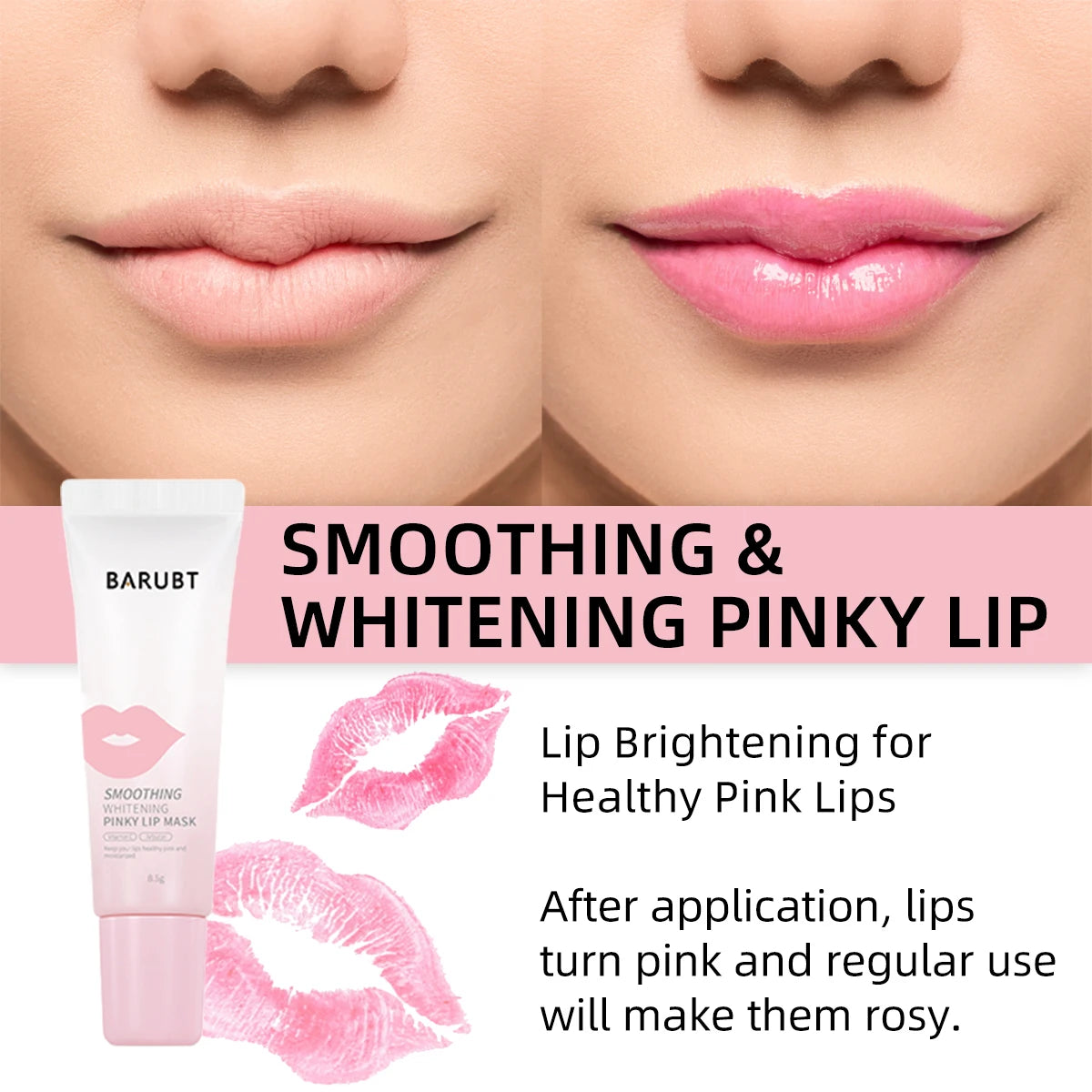 Whitening lipstick Moisturizing Brightening Color Desalinating Melanin darkening Lip Mask