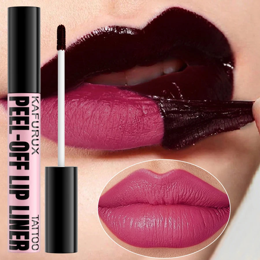 7 Colors Peel Off Lip Stain Reveal Long Lasting Waterproof Pink Lip Tint