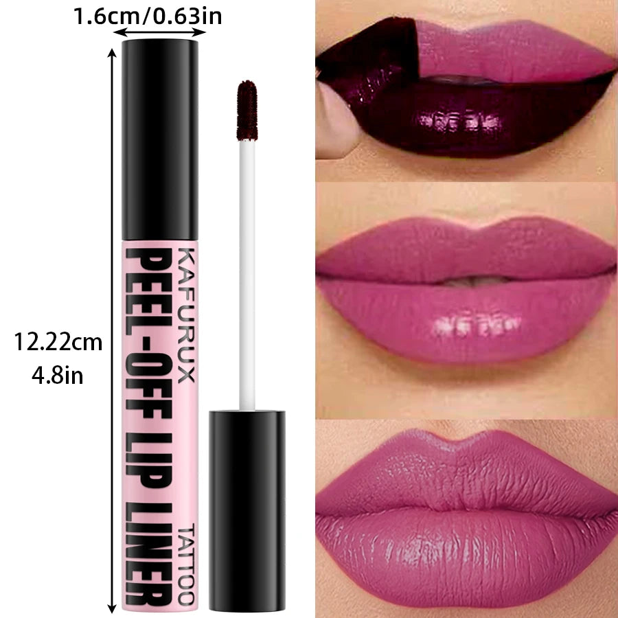 7 Colors Peel Off Lip Stain Reveal Long Lasting Waterproof Pink Lip Tint
