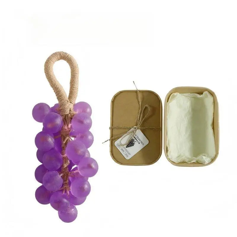 Handmade Soap Bar,Pearl Grape Bunches Bathing & Washing & Cleaning & Nourishing Gift Box Soap.