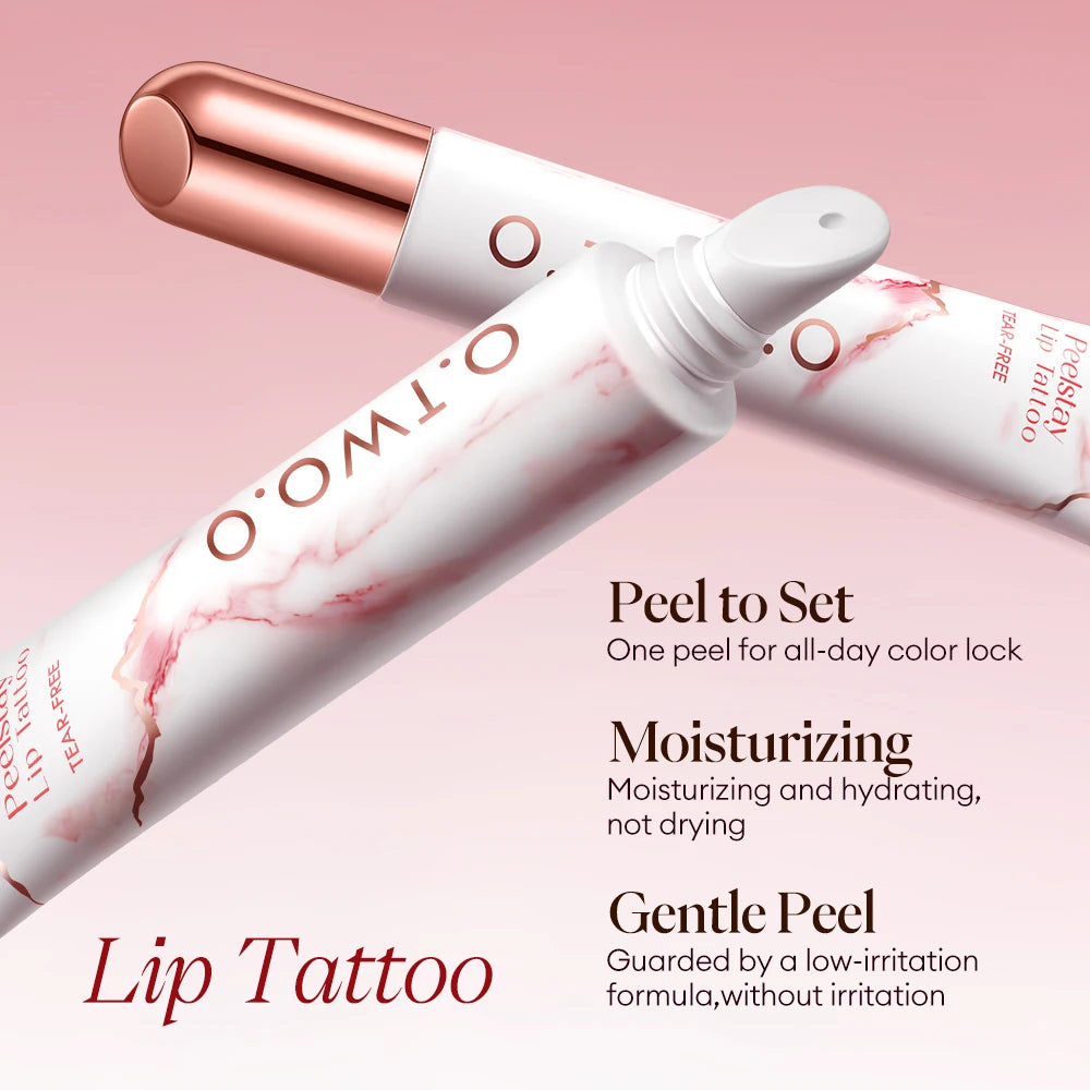 Lip Stain Peel-off Highly Pigmented 48h Color-lock Waterproof Nourish Care Peel-off Lip Tint