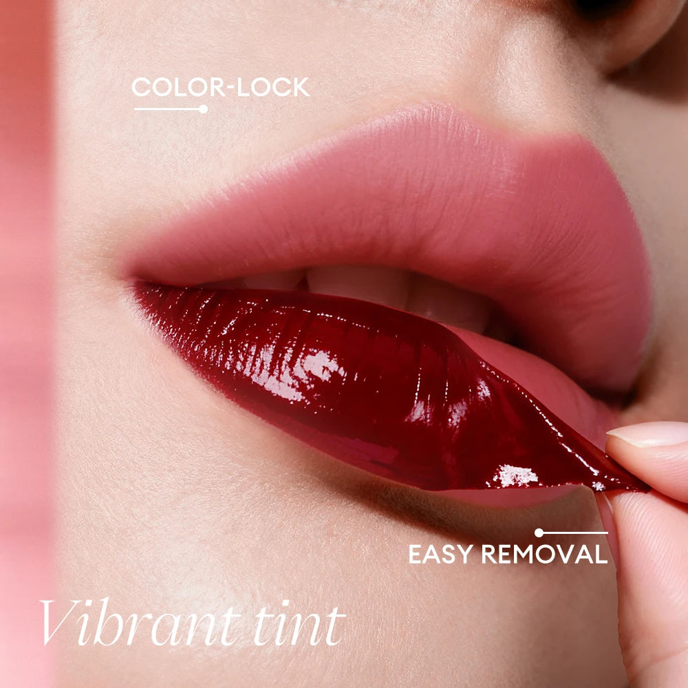 Lip Stain Peel-off Highly Pigmented 48h Color-lock Waterproof Nourish Care Peel-off Lip Tint