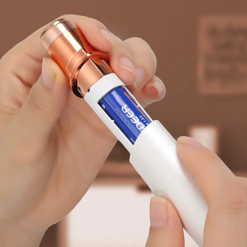 Portable Lipstick Shaped Electric Hair Remover For Women