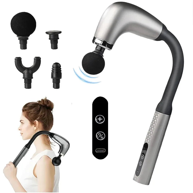 2026 New Smart Fascia Gun Electric Massager Massage Hammer Electric Fascia Gun