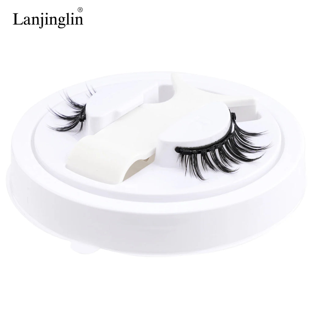 Reusable Magnetic Lashes No Glue Needed.