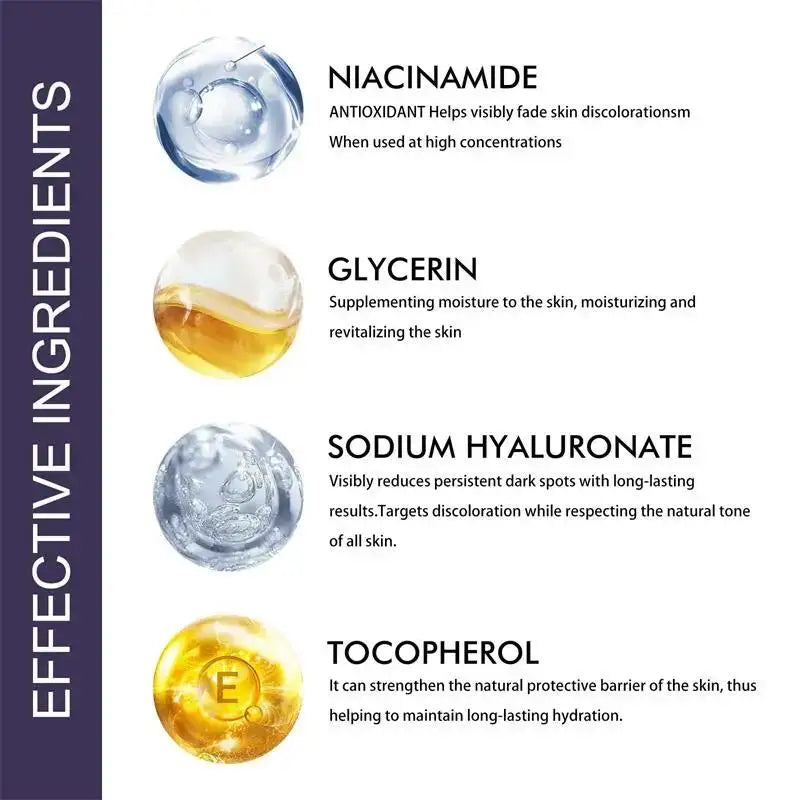 Powerful Dark Spots Remover Freckle Whitening Serum Melanin Correcting Anti Pigmentation