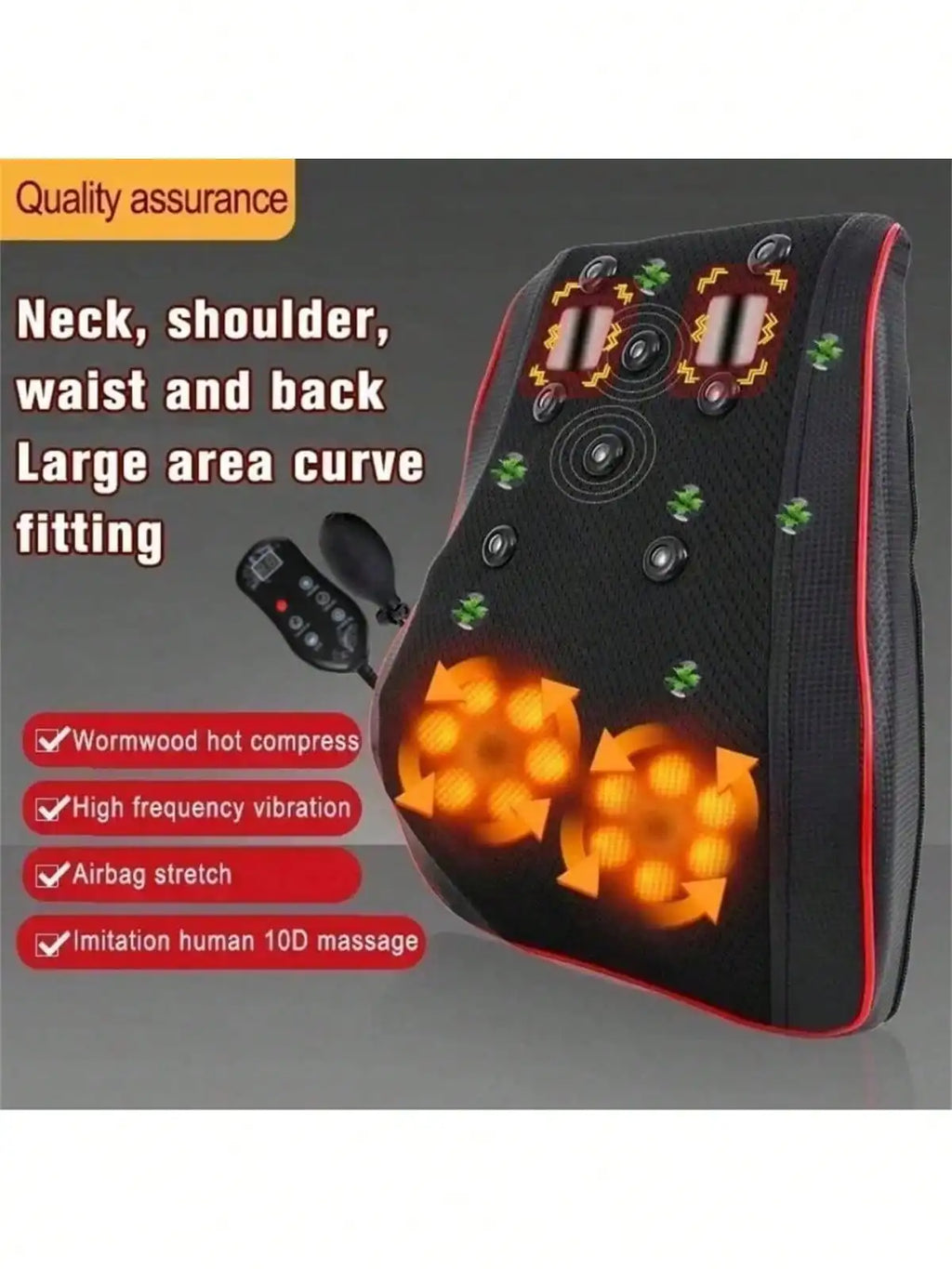 2026  Portable Neck Waist Massager Electric Muscle Relaxation Massager, Whole Body Massage To Relieve Muscle Soreness