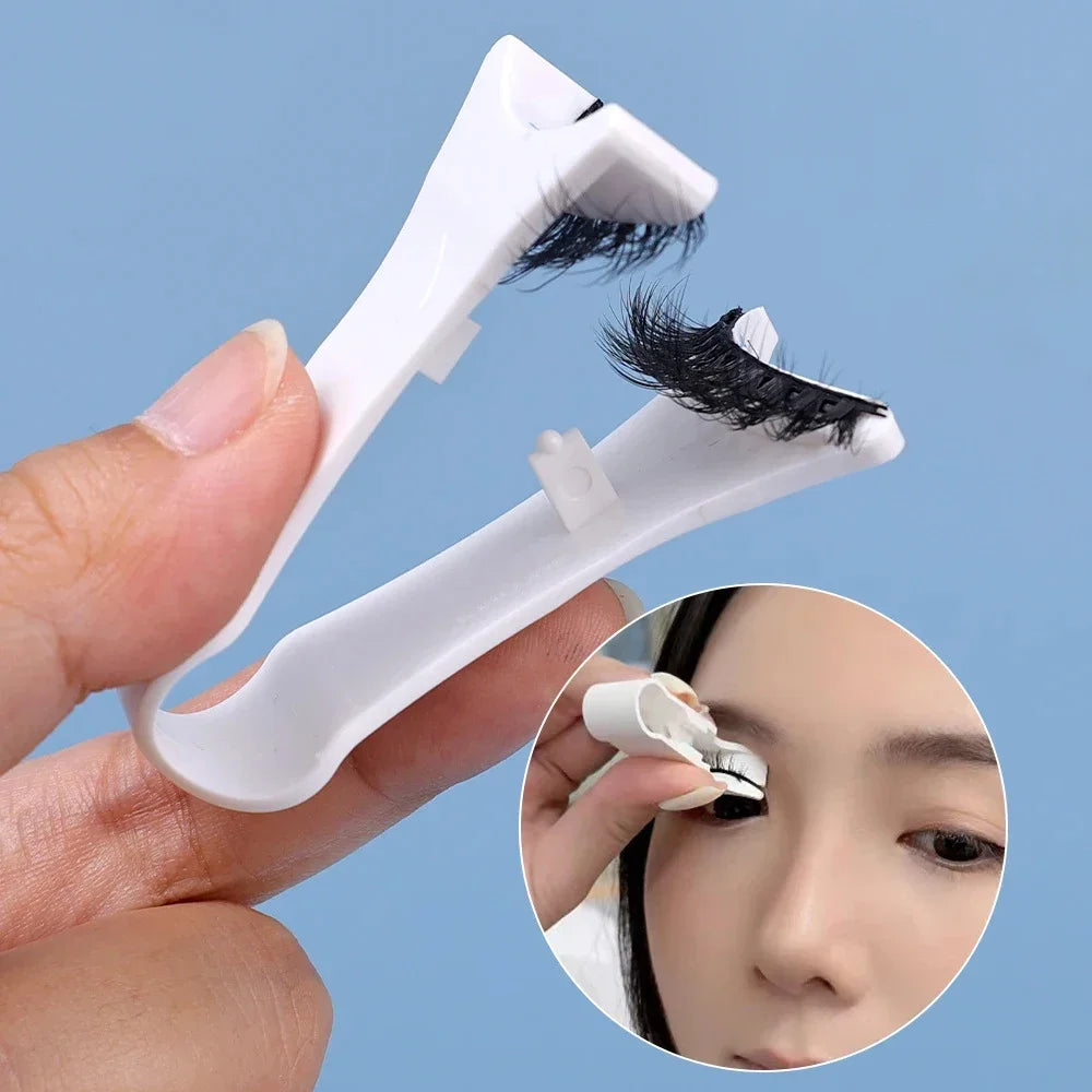 Eyelashes Extension Applicator Eyelashes Tweezer Curler Clip Clamp