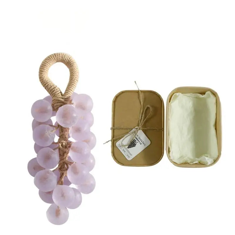 Handmade Soap Bar,Pearl Grape Bunches Bathing & Washing & Cleaning & Nourishing Gift Box Soap.