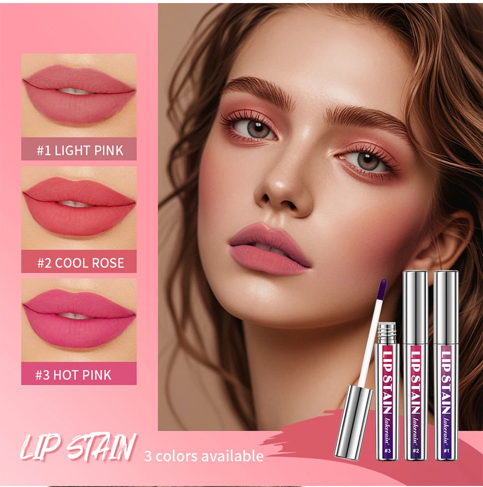 Peel Off Lip Stain Reveal Long Lasting Waterproof Pink Lip Tint